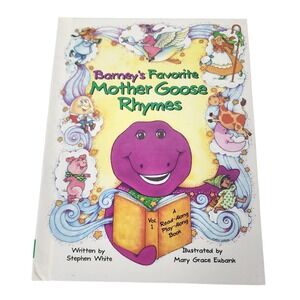 Vintage Barneys Favorite Mother Goose Rhymes Vol 1‎ Read Along Play Book 1993